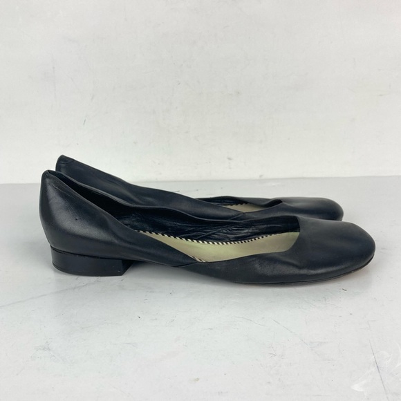 MARC JACOBS Black Leather Ballet Flats - Made in Italy size 40 - Picture 2 of 9